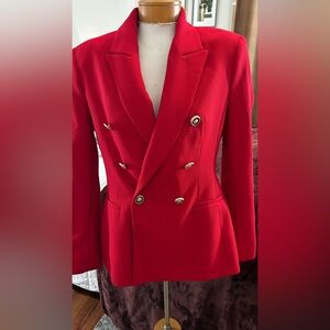 Zara Tailored Double Breasted Blazer